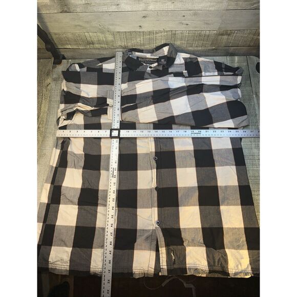 Pelle Pelle Marc Buchanan XXL Plaid Button-Up Shirt Vintage 90s Checkered - Picture 3 of 4